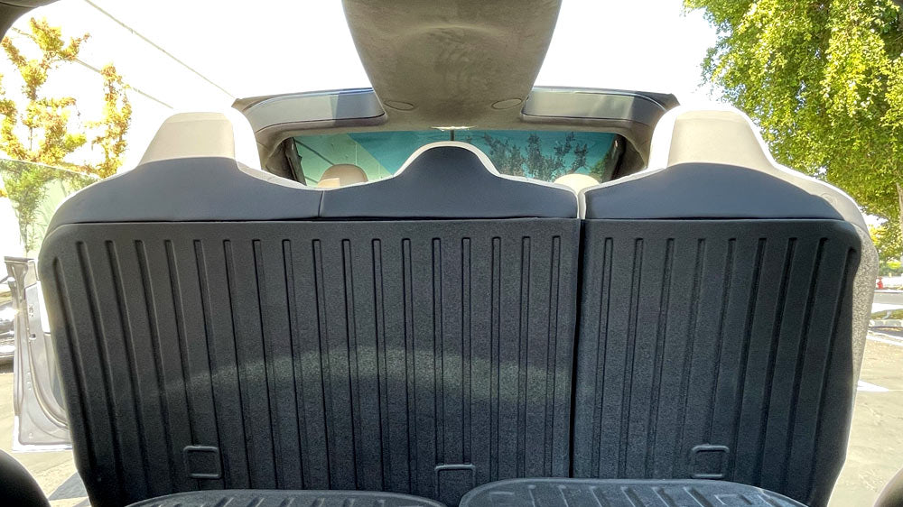 2022-2023 Tesla Model X Second Row Seats Back Cover Mats (7 Seater) - 4